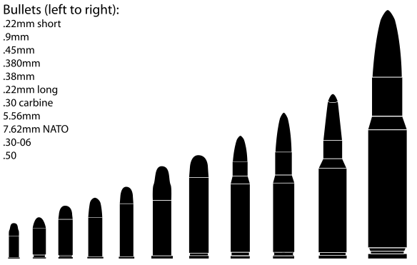 Bullets for testing 