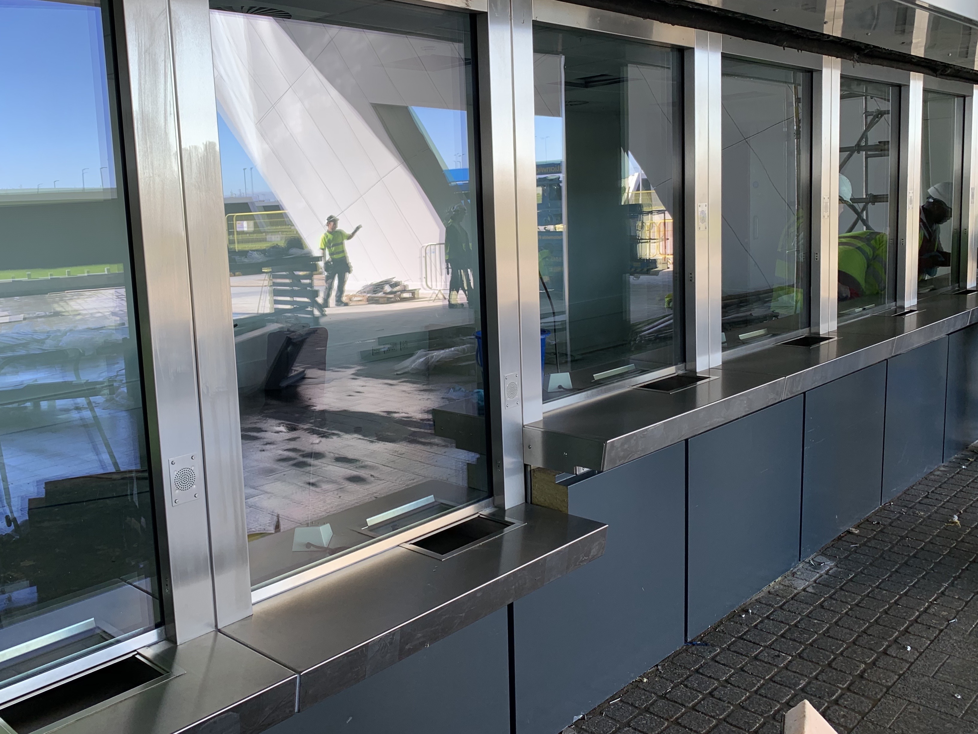 Conference Centre Ticcket Office Glazed Screens