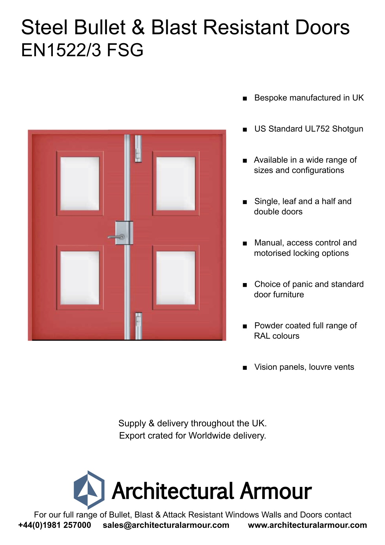 Blast-and-Ballistic-Resistant-Steel-Doors-Vision-Panels-EN1522-3-FSG-SG2