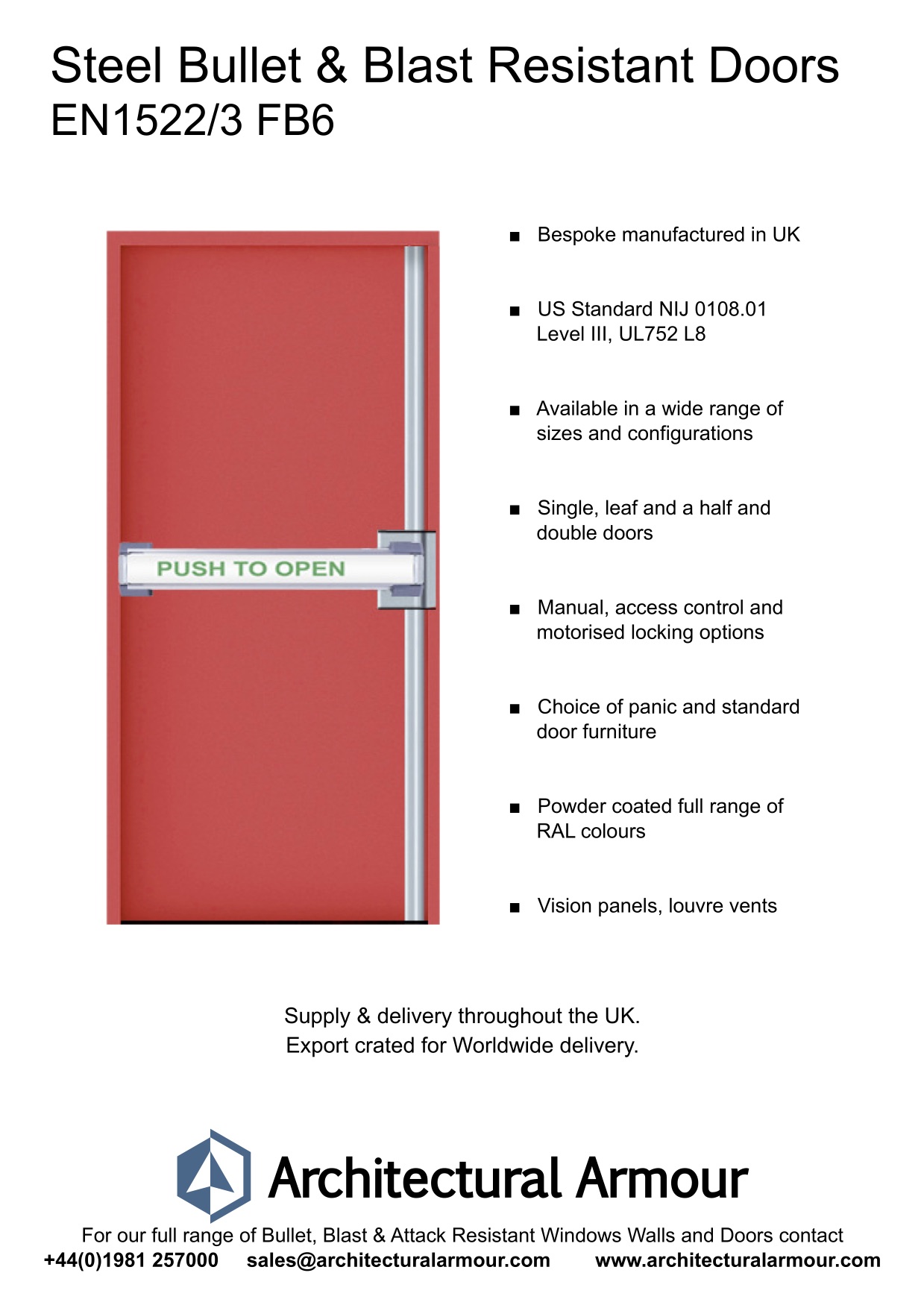 Blast-and-Bulletproof-Emergency Exit-Door-EN1522-3-FB6