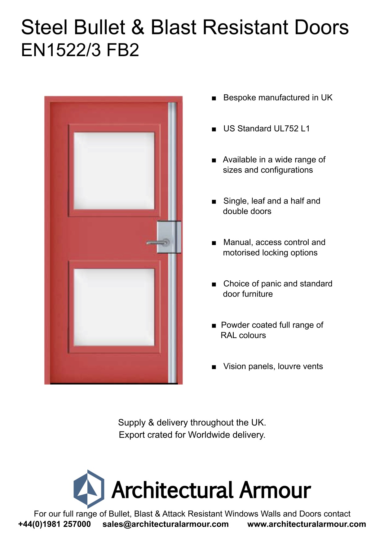 Bullet-and-Blast-Resistant-Steel-Doors-Vision-Panel-EN1522-3-FB2-BR2-UK