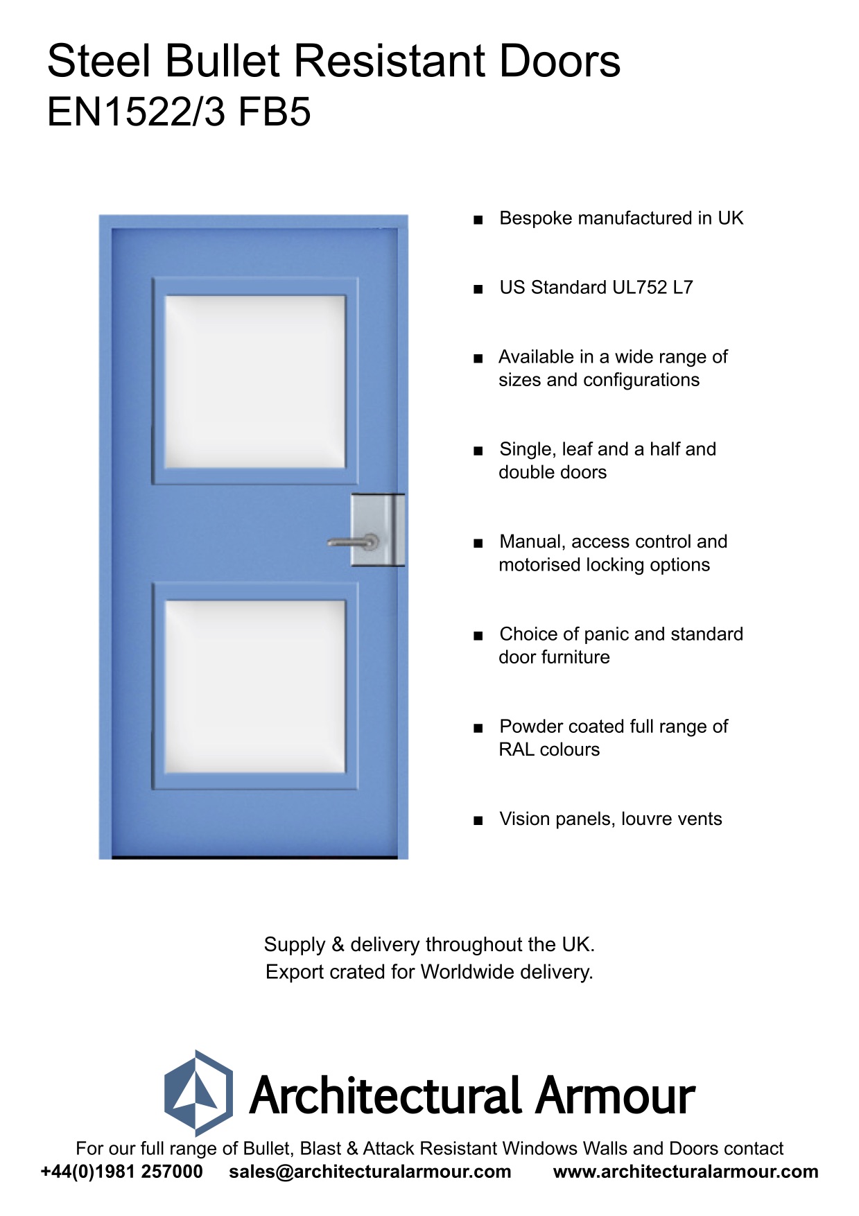 Bullet-proof-Steel-Door-Vision-Panels-EN1522-3-FB5