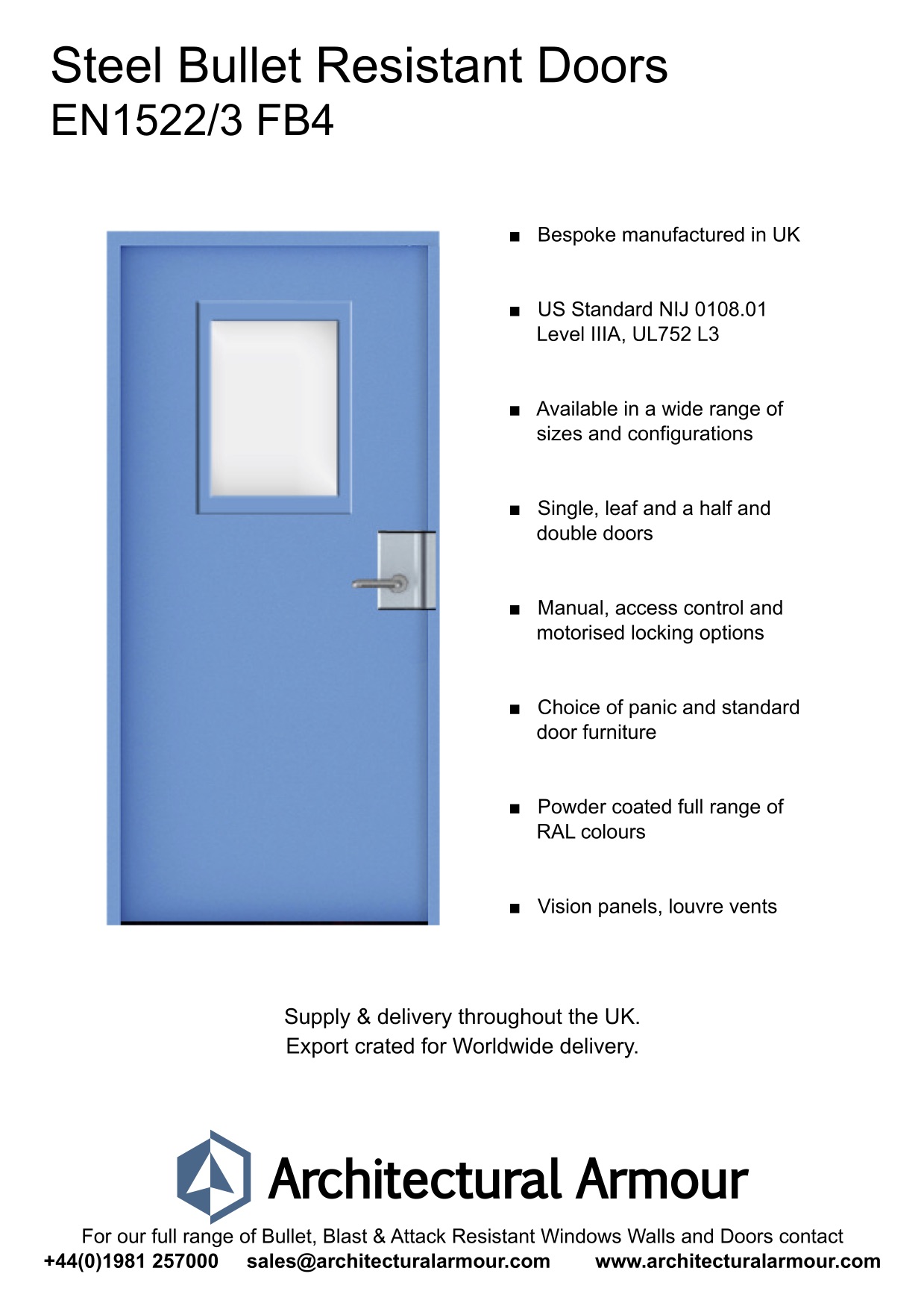 EN1522-3-FB4-Bullet-Resistant-Steel-Door-Vision-Panel-BR4