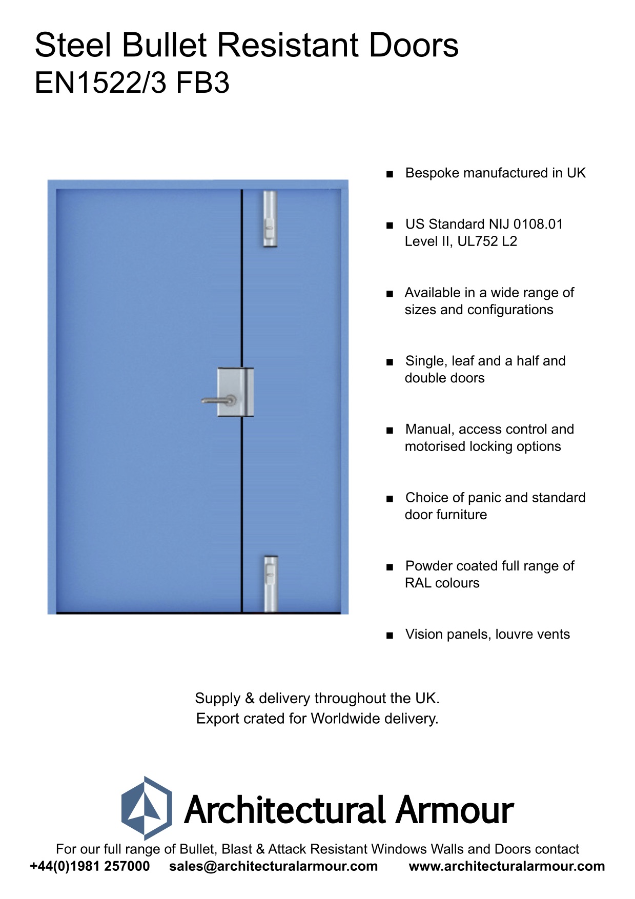 NIJ-0108-01-Level-IIIA-Anti-Ballistic-Steel-Doors-UK