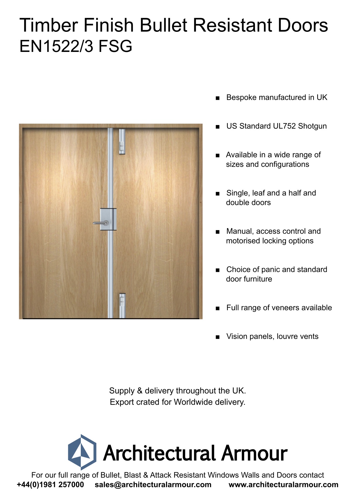 Bullet-Resistant-Timber-Finish-Double-Doors-EN1522-3-FSG