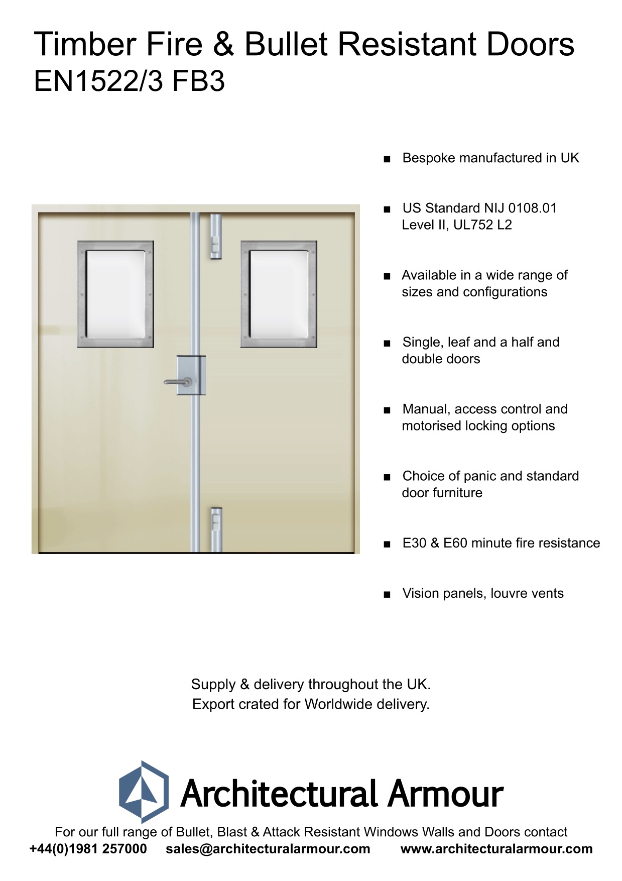 Fire-and-Bullet-Resistant-EN1522-3-FB3-Doors