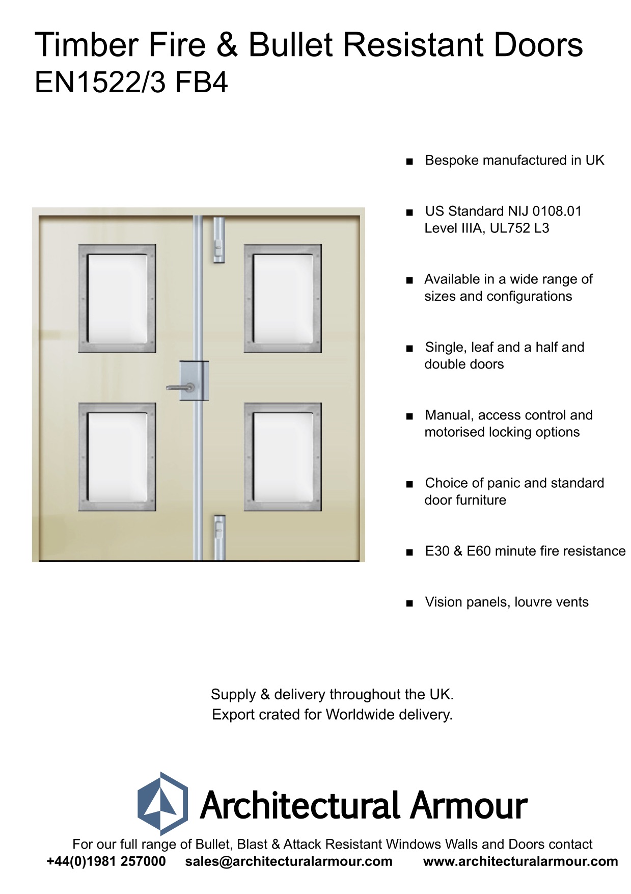 Fire-and-Bullet-Resistant-EN1522-3-FB4-Timber-Doors-Vision-Panels-BR4
