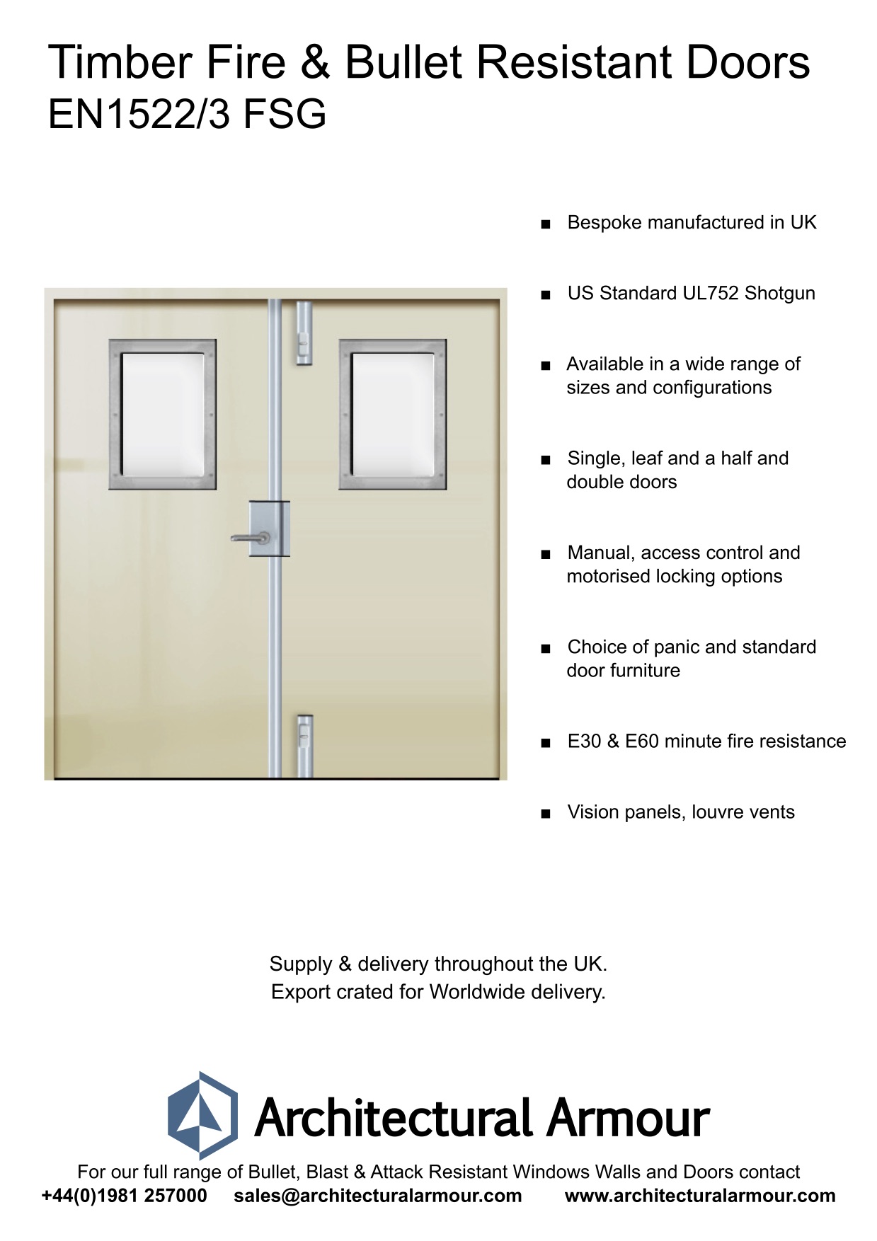 Fire-and-Bullet-Resistant-EN1522-3-FSG-Doors