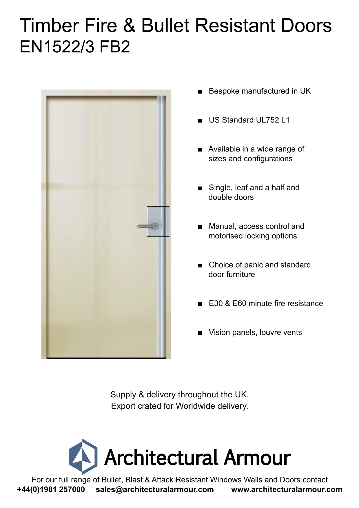 Fire-and-Bullet-Resistant-Wooden-Door-EN1522-3-FB2