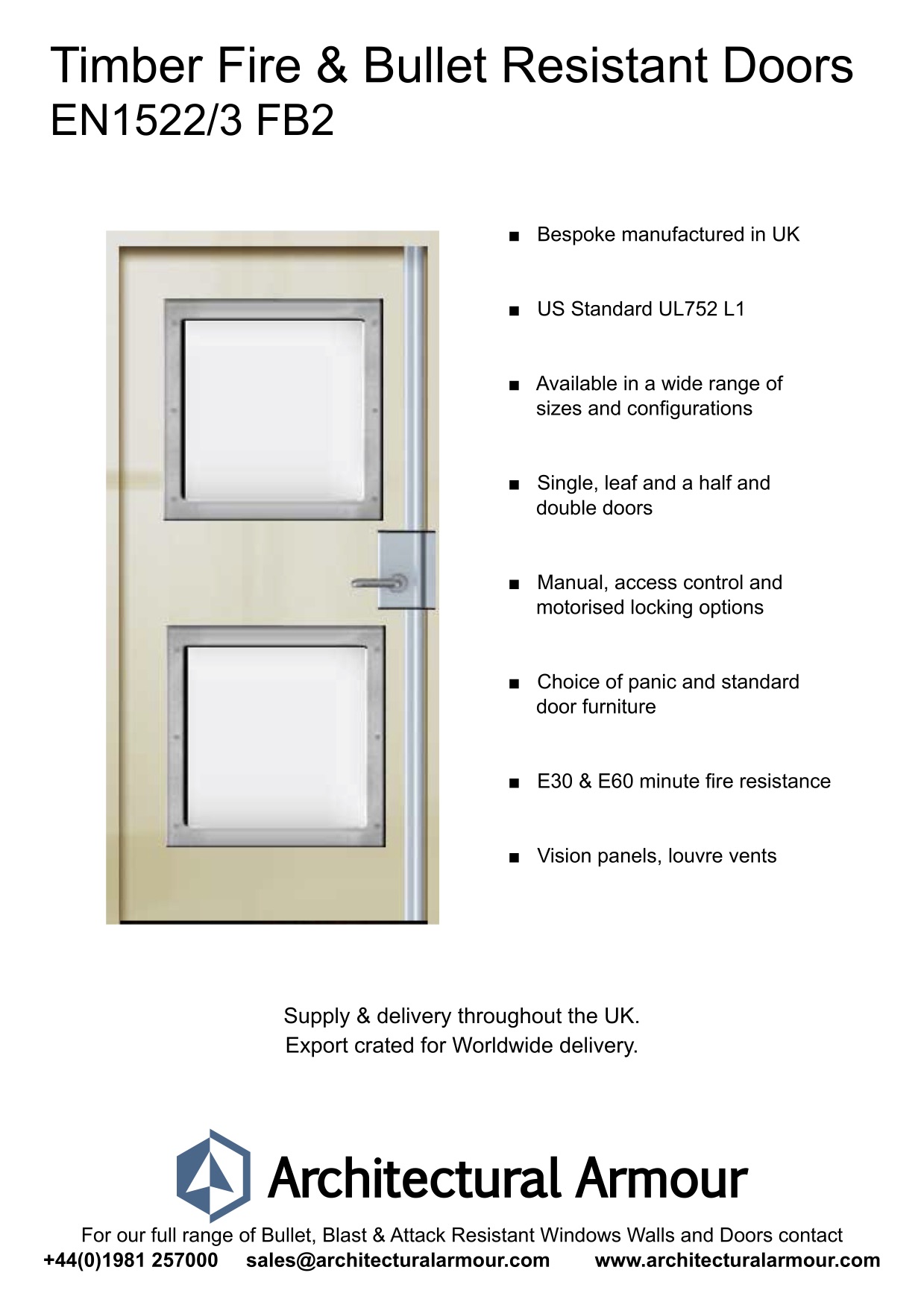 Fire-and-Bullet-proof-EN1522-3-FB2-Timber-Door-Vision-Panels-BR2