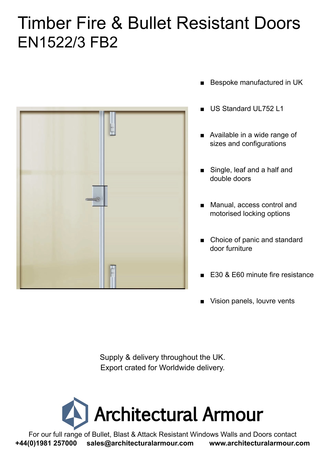 Fire-resistant-and-Bulletproof-Timber-Double-Doors-UK-EN1522-3-FB2