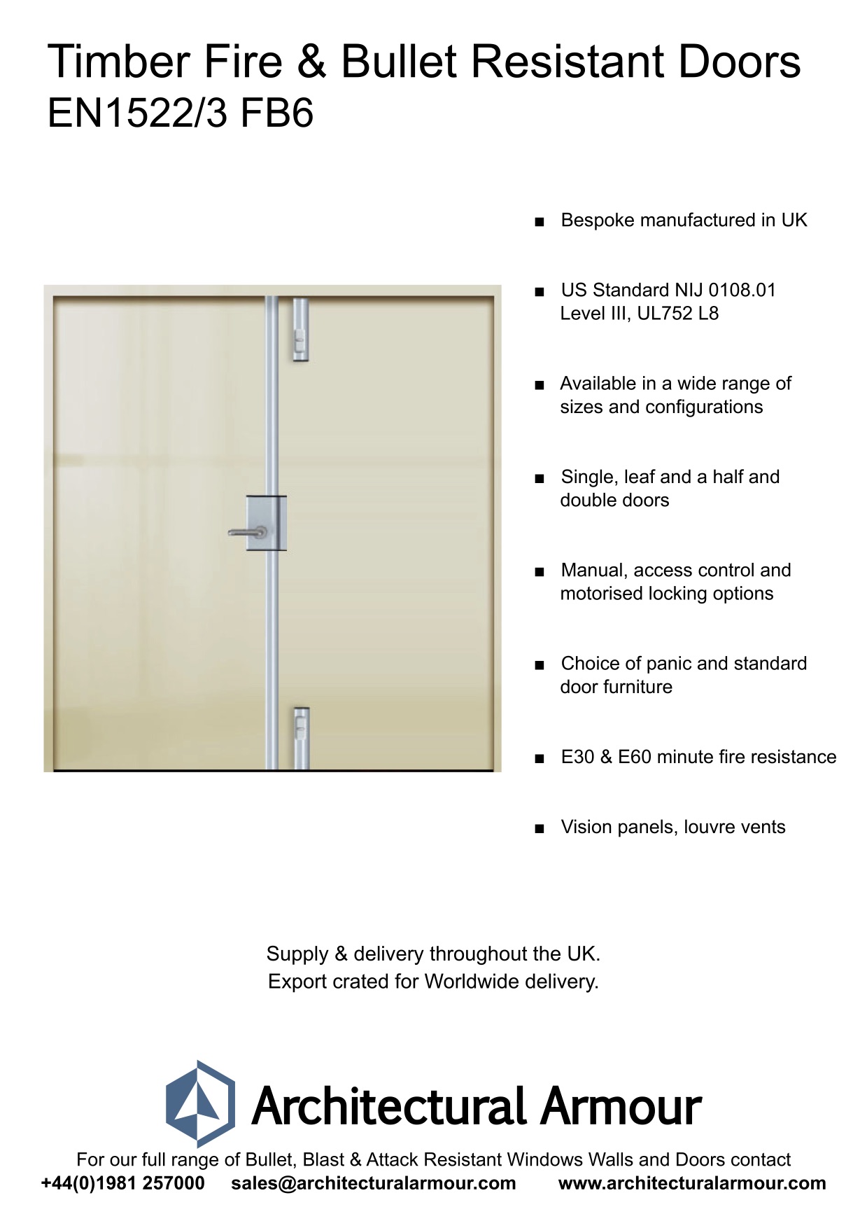 Fire-resistant-and-Bulletproof-Timber-Double-Doors-UK-EN1522-3-FB6