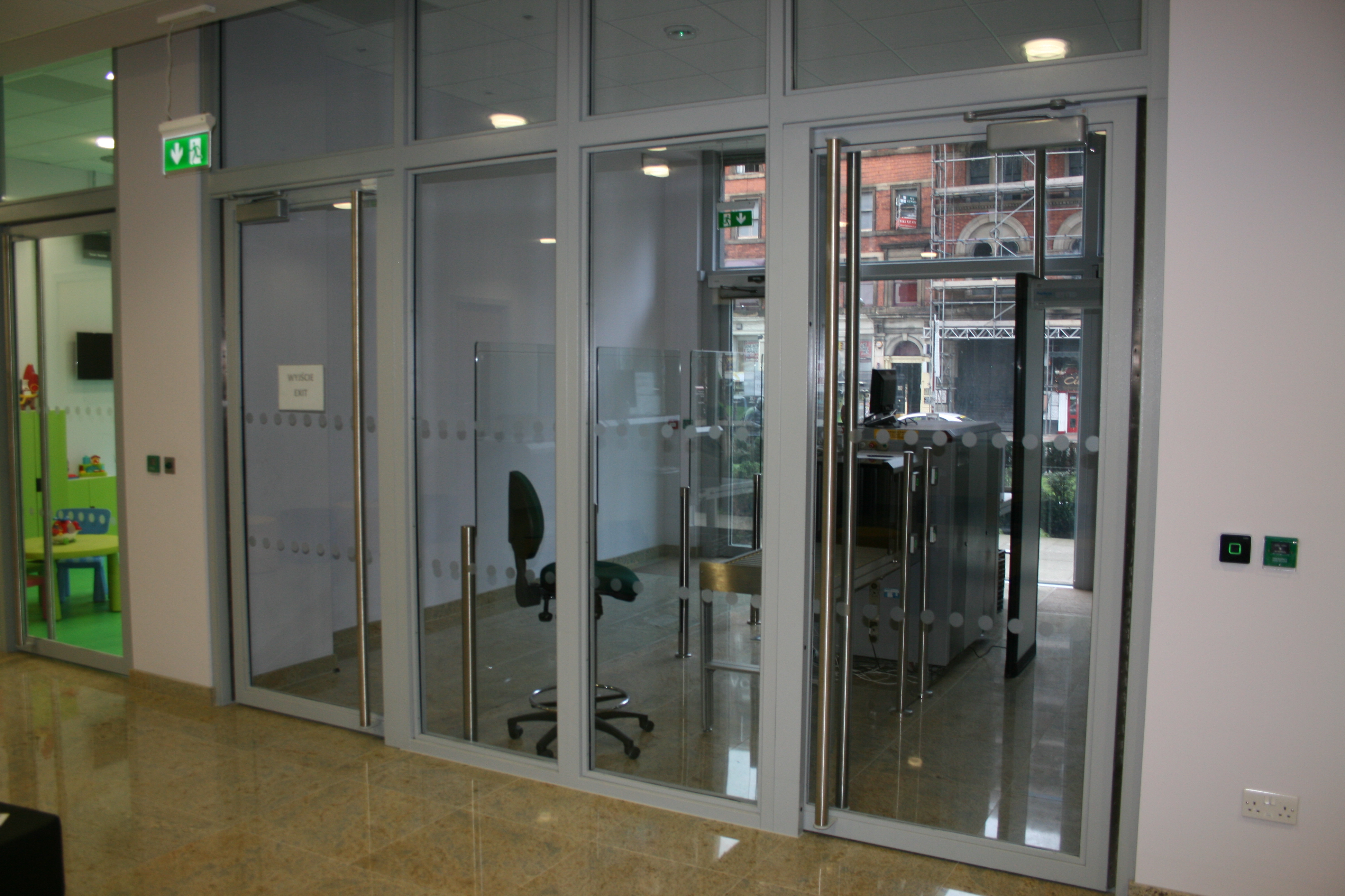 Attack Resistant Reception Windows Doors Screen Partition