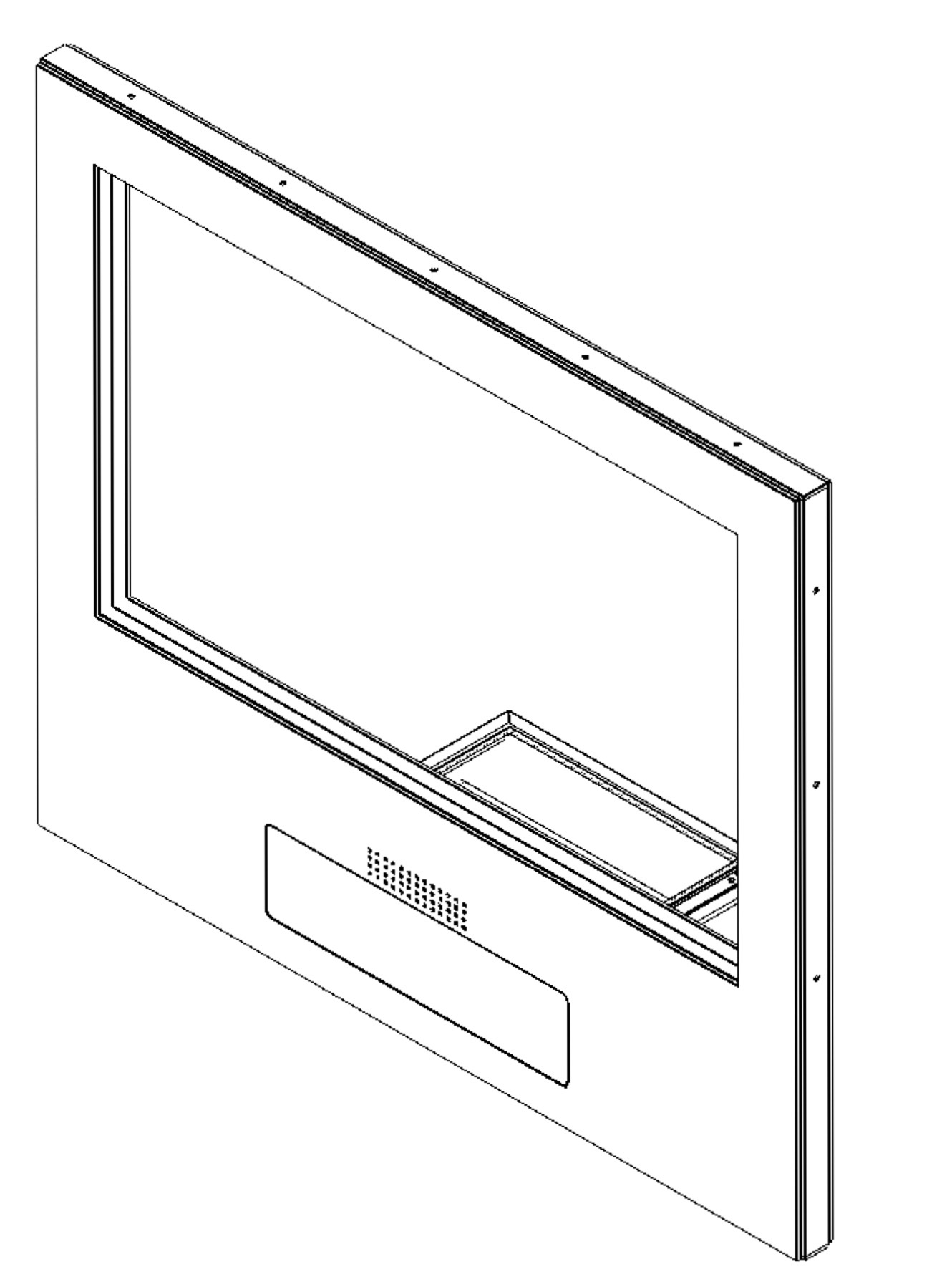 oversize FB6 BR6 bullet resistant guard house transaction window with Drawer.jpeg