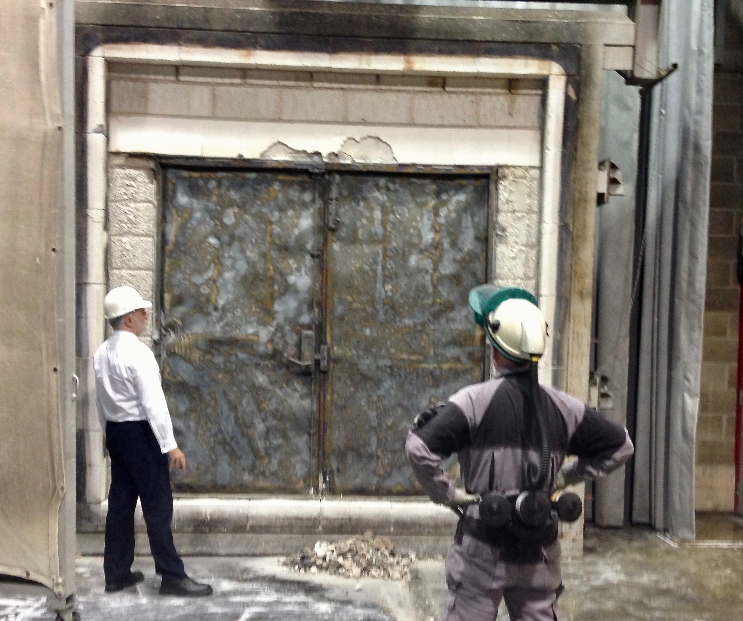 3 Hour Fire Test Double Steel Door