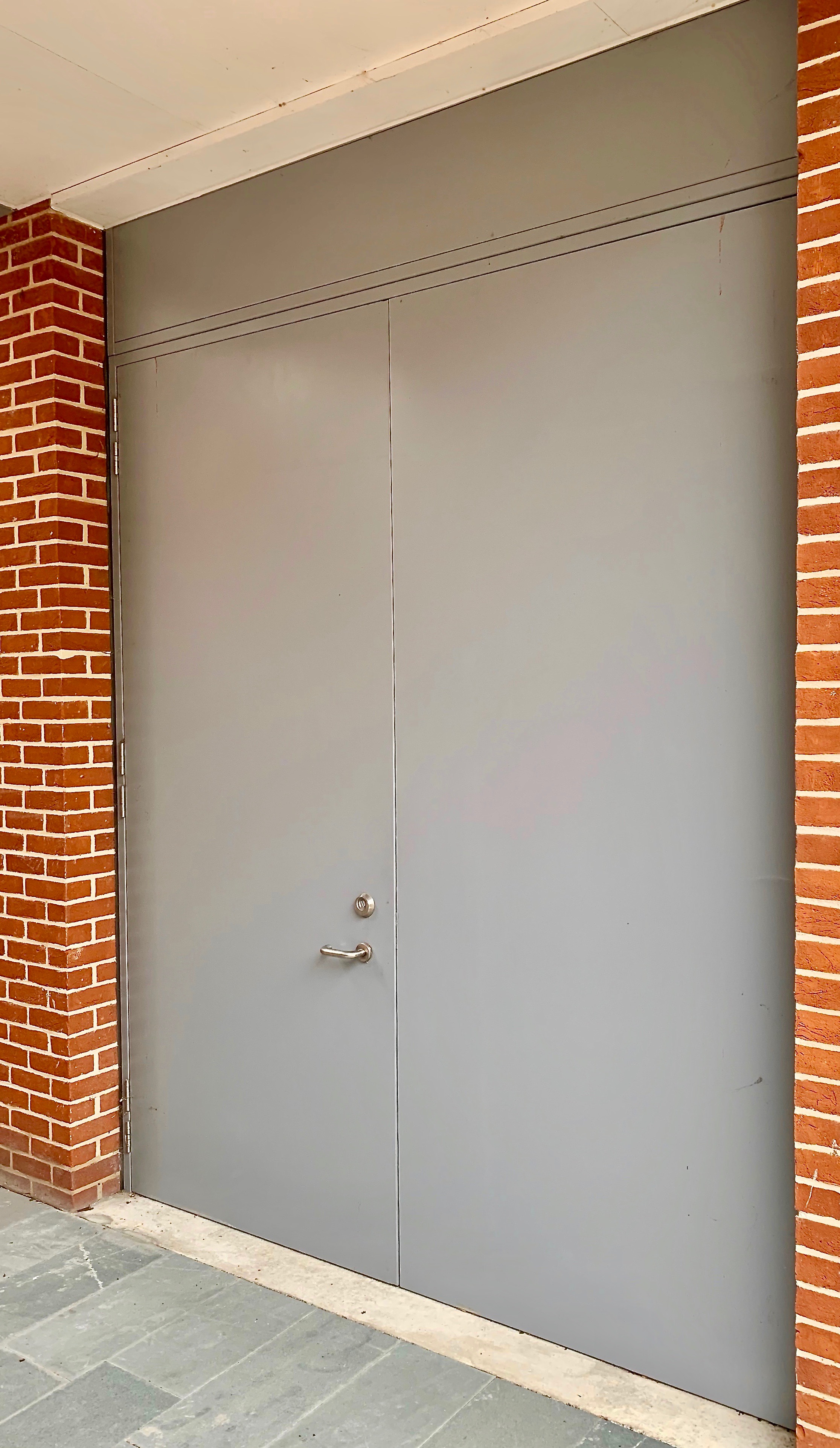 Security Metal Double Doorset