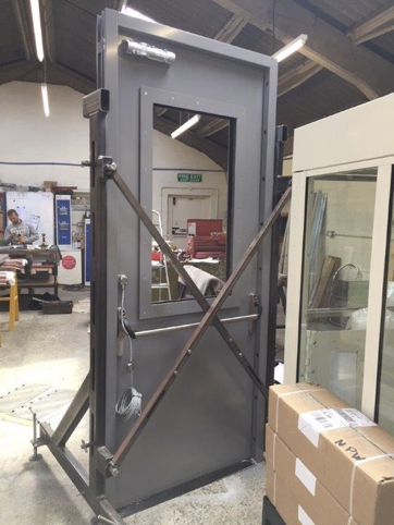 EN 1063 BR6 Half Glazed Door