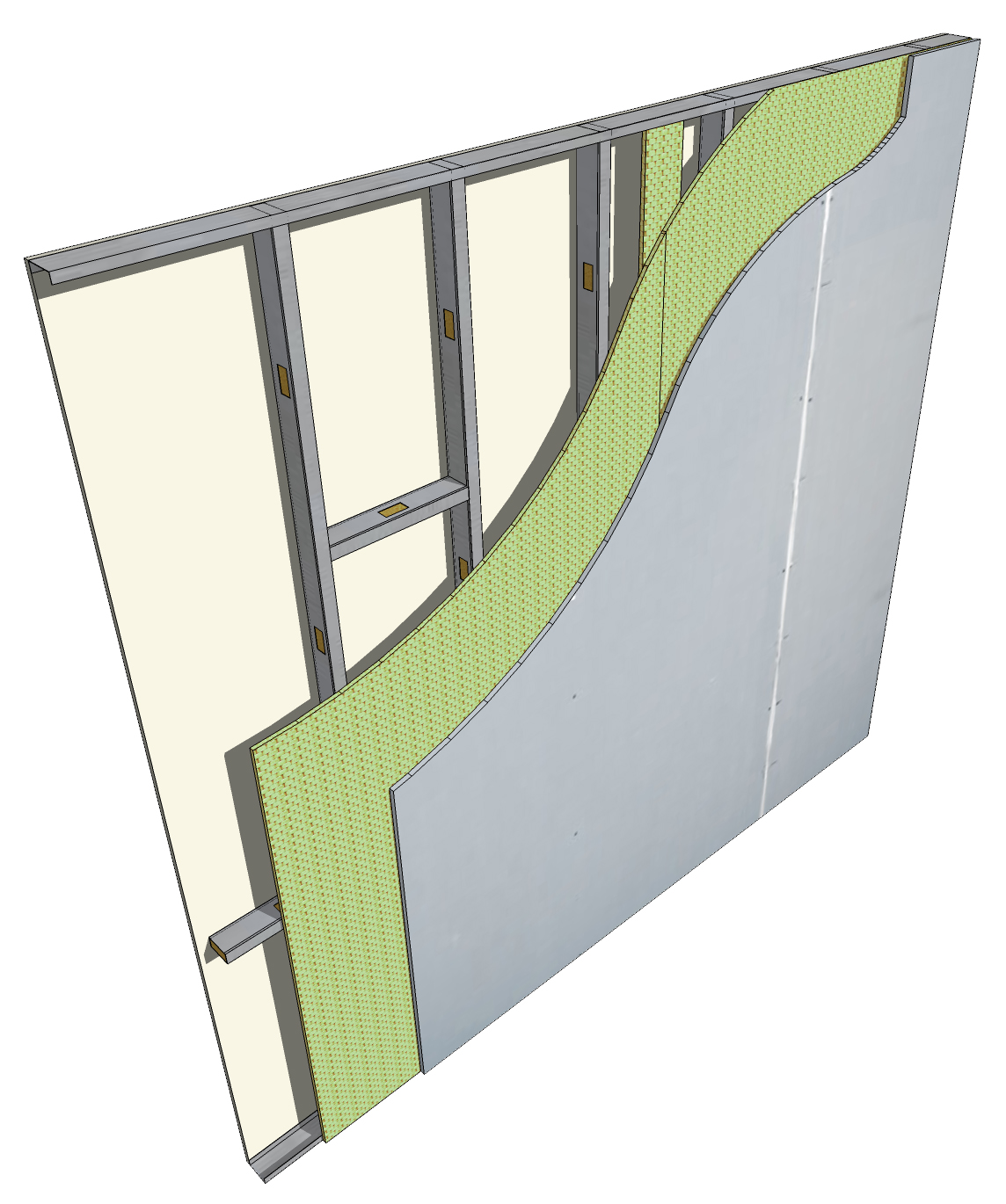 Bullet Board Wall Section